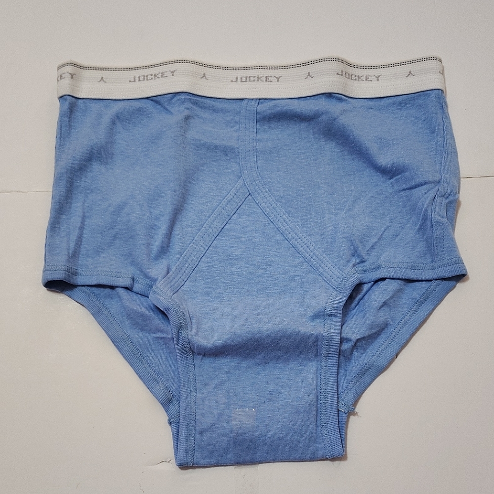 Vintage 80's Jockey Men's Light Blue Briefs 1 Pair - Size 34